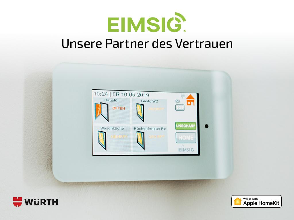 Für ein sicheres Zuhause! EiMSIG hat namhafte Partner an seiner Seite