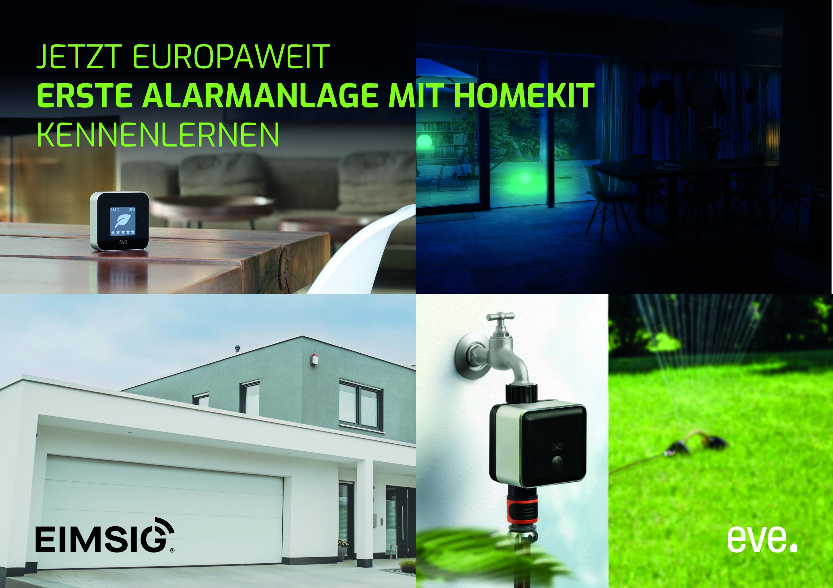 Erste Alarmanlage Europas mit HomeKit-Anbindung