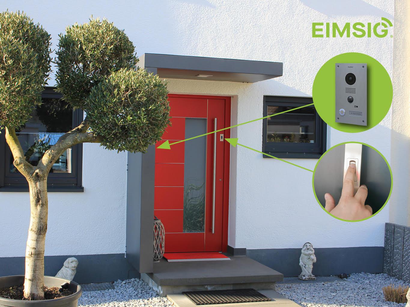 Die intelligente Haustür mit Fingerprint und DoorBird